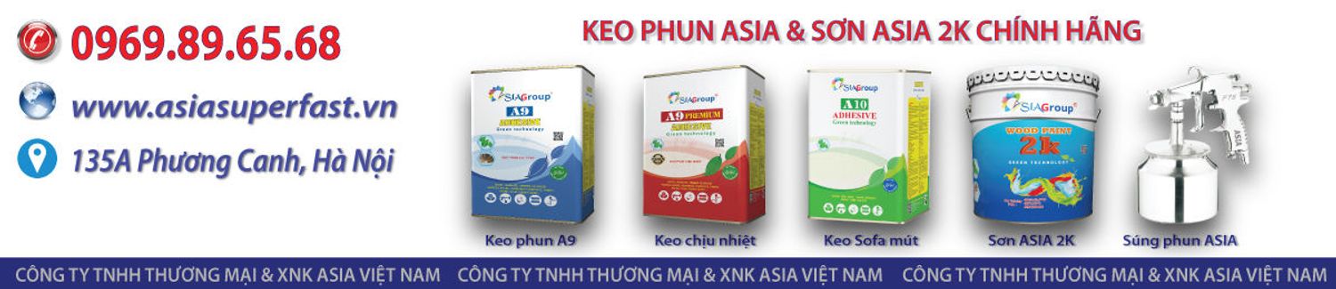 Keo phun ASIA chính hãng