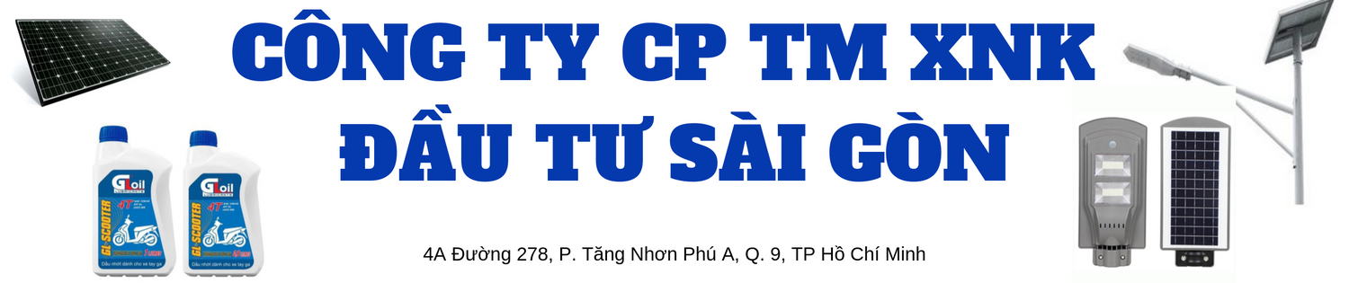 Công Ty CP TM XNK Đầu Tư Sài Gòn