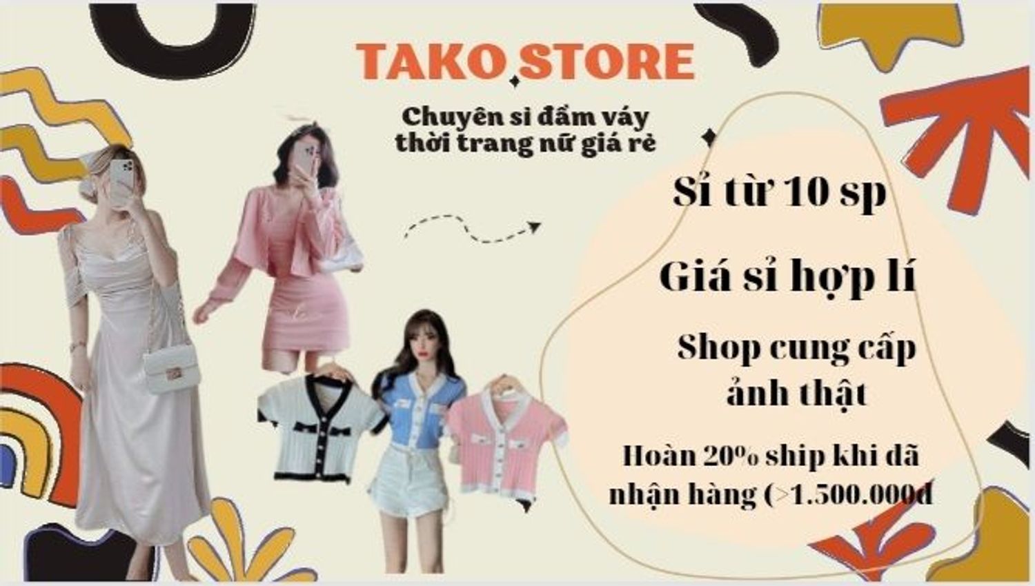 Tako Store - Chuyên Sỉ Đầm Váy Thời Trang Nữ Giá Rẻ